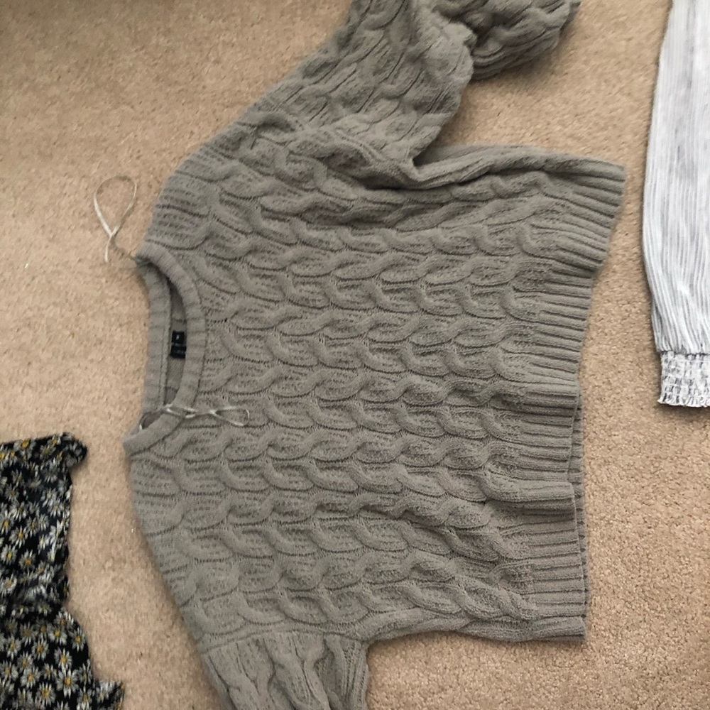Super cozy crop sweater